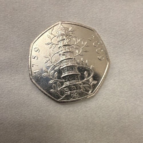 Kew gardens 50p coin - kew,
