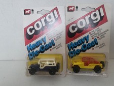 2x USA Carded Corgi Juniors Jeeps. 1:64 Scale. New Old Stock Sealed .