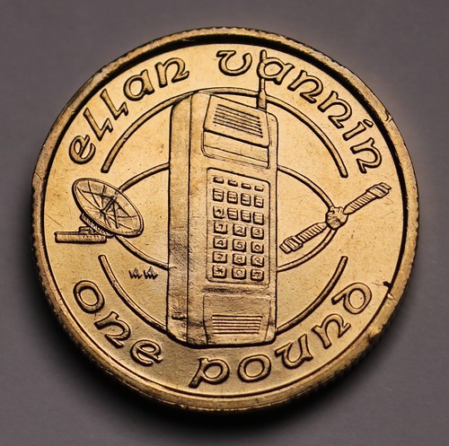 1988 isle man - man, pound