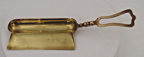 Vintage brass crumb scoop - vintage,