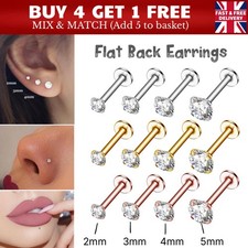 Cartilage Earrings Stud Gem