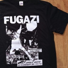 Fugazi Band Black Unisex T-Shirt Size S-5XL Gift For Fans