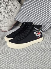 Ed Hardy - Deadstock - High Top Skater Trainers - Size 4