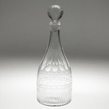 Georgian Taper Decanter with Engraving c1800