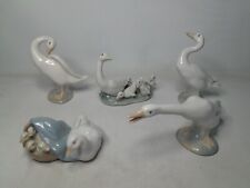 Choose One Or More LLADRO DUCKS Little Duck Ducklings Preening Jumping Goose