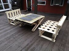 3 pc Wooden Indoor/Outdoor