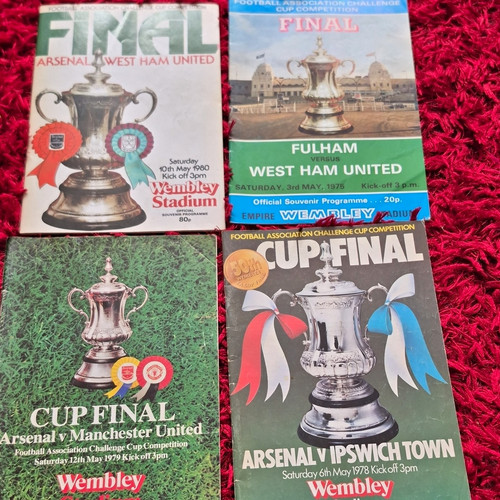Cup final programmes - final, from