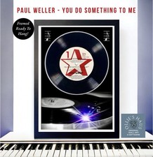 Paul Weller 'You Do Something To Me' Framed Vinyl Single Record/90's music