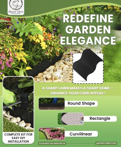 Lawn edging easy to - 10.7m,