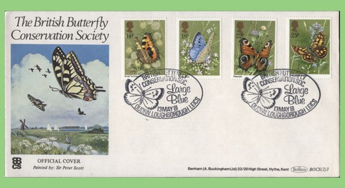 1981 butterflies set - g.b.,
