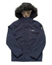 Hollister Parka Jacket Navy