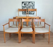 Set of 8 Mid Century Dining