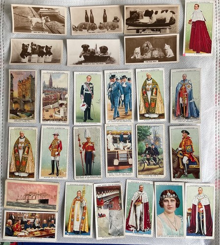 Mixed vintage cigarette cards - cigarette,