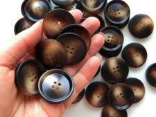 15pcs, 30mm Dark Brown Fine