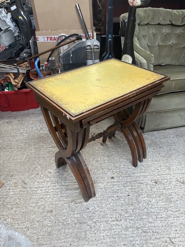 Vintage nest tables wood - vintage, 3