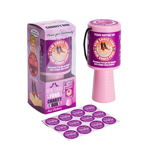 Shoes fund charity box - shoes,