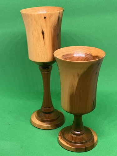 Set handcrafted turned - set,