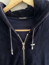 Balmain Velvet Hoodie Medium
