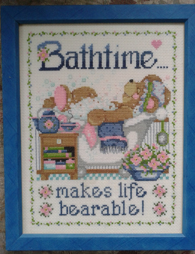 Bathtime makes life bearable - makes,