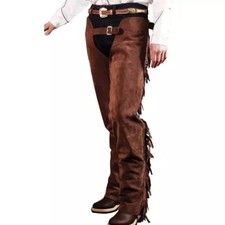 Western Suede Leather Chaps