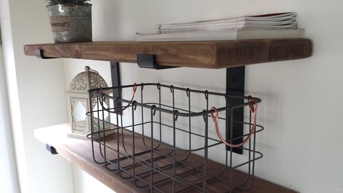 Wooden shelves rustic - wooden,