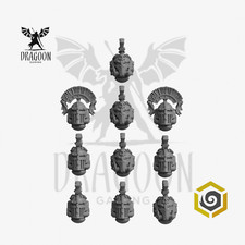 Space Knight Roman Helmets