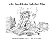 Apollo 11 Engineering Dept Art Print Moon Mission Landing Tech Writer 