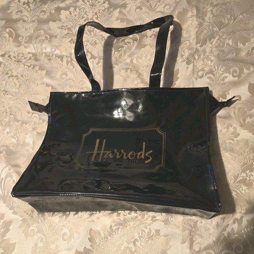 Harrods large black - black, pvc