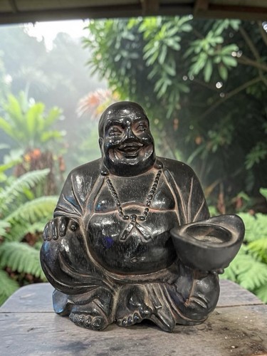 Vintage laughing buddha - vintage, 10”