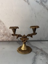 Small Vintage Brass Candelabra