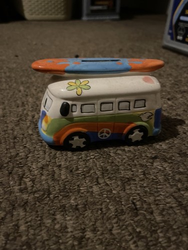 Camper van ceramic - camper, money