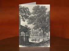 Isleworth Ferry by William Bernard Cooke (1831) - A5 Art Print Greeting Card