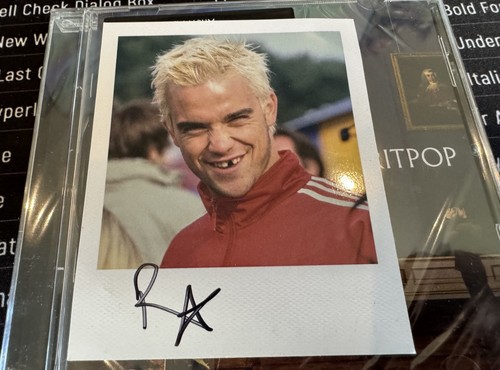 Robbie williams hand signed - robbie, hand-signed