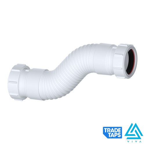 Flexible waste trap - waste, pipe