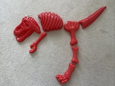 Red Plastic Dinosaur Sand Mould Toy (Beach / Sand Pit Toy)