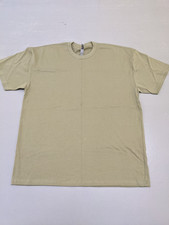 Next Level Apparel Khaki T-Shirt Oversized Large Soft Cotton Minimalist