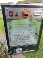 Tansik Commercial Warming Showcase BV-8034 Curved Glass Food Display Cabinet740W