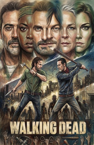 The walking dead - walking, rick