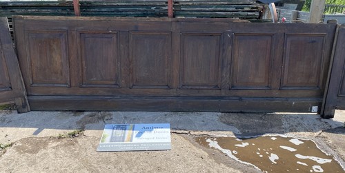 Antique oak wall - panelling,