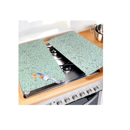 Grey glass hob - glass, set