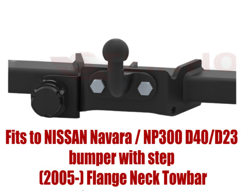 Flange neck tow bar for - neck,