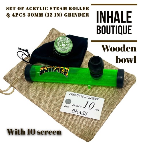 Acrylic smoking pipe with - pipe,