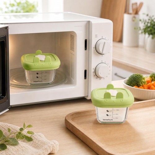 Borosilicate glass baby food - glass,