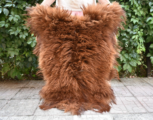 Angora goat leather fur - angora, rug