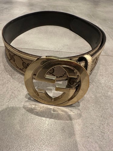 Gucci pattern gold buckle - pattern,