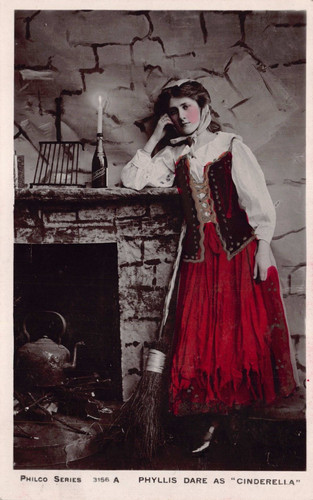 Postcard edwardian actress - actress,