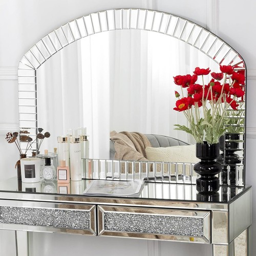 Large bevelled silver - large, wall