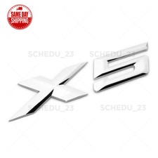 14-26 Chrome BMW X5 Letter