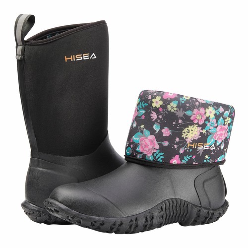 Hisea women garden rain - rain, boots