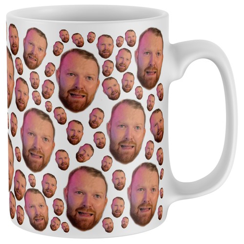 Personalised all over face - over, mug